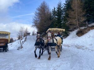 Pferdeschlittenfahrt am Katschberg